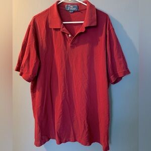 Vineyard Vines Maroon Red Men's Collared Polo Sz XL GUC 100% Cotton